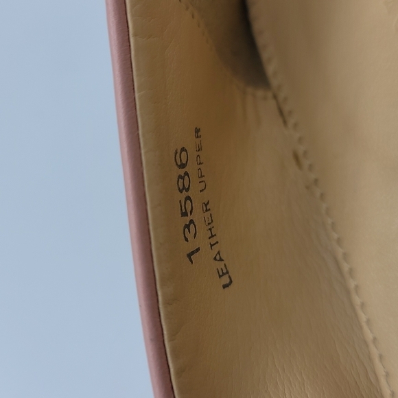 J Crew Pink, Black, and Gold Ballet Flats 7.5 leather - Picture 6 of 8